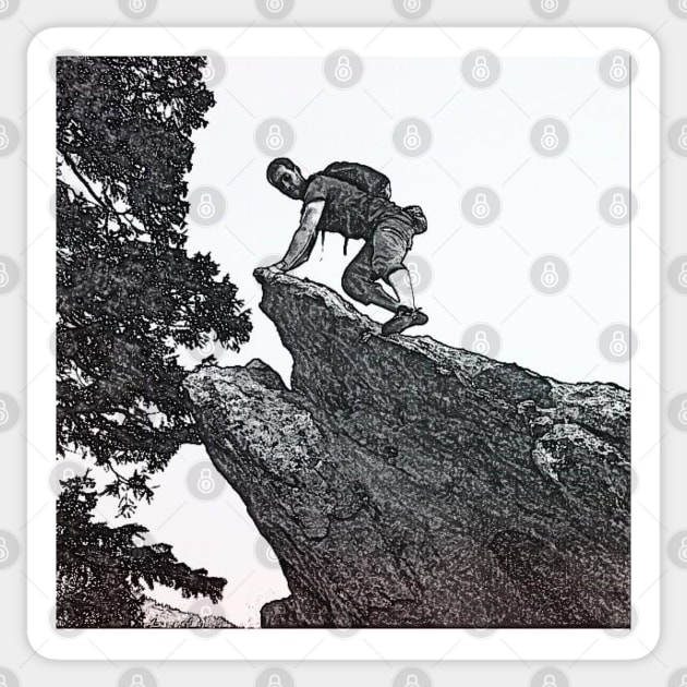 Climber Sticker by marisaj4488